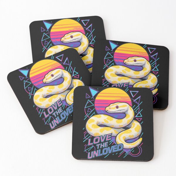 Item preview, Love The Unloved Python Snake Retro Vaporwave designed and sold by TomFrontierArt.