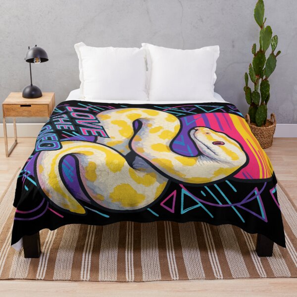 Item preview, Love The Unloved Python Snake Retro Vaporwave designed and sold by TomFrontierArt.