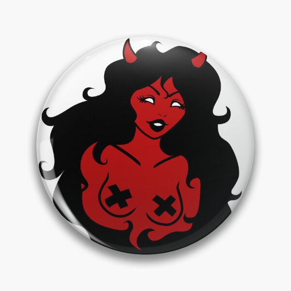 Item preview, She's the Devil ! - White background designed and sold by L'Atelier de Milu.