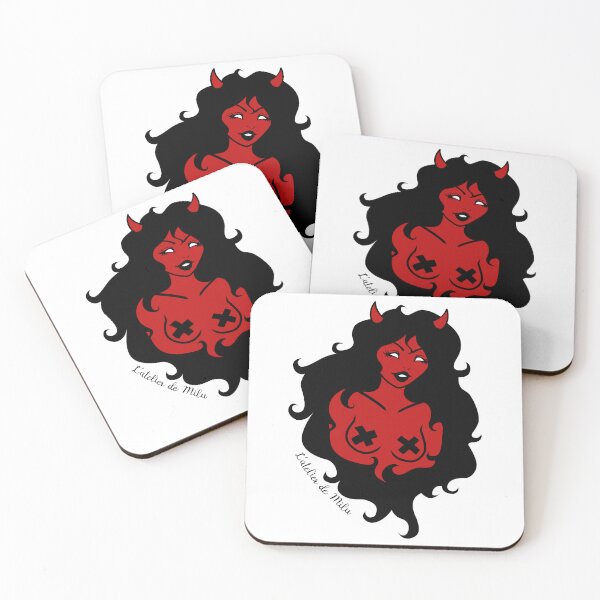 Item preview, She's the Devil ! - White background designed and sold by L'Atelier de Milu.