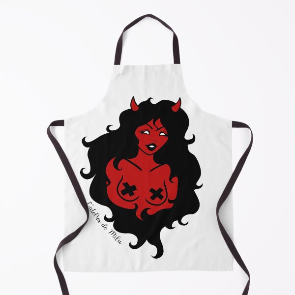 Item preview, She's the Devil ! - White background designed and sold by L'Atelier de Milu.