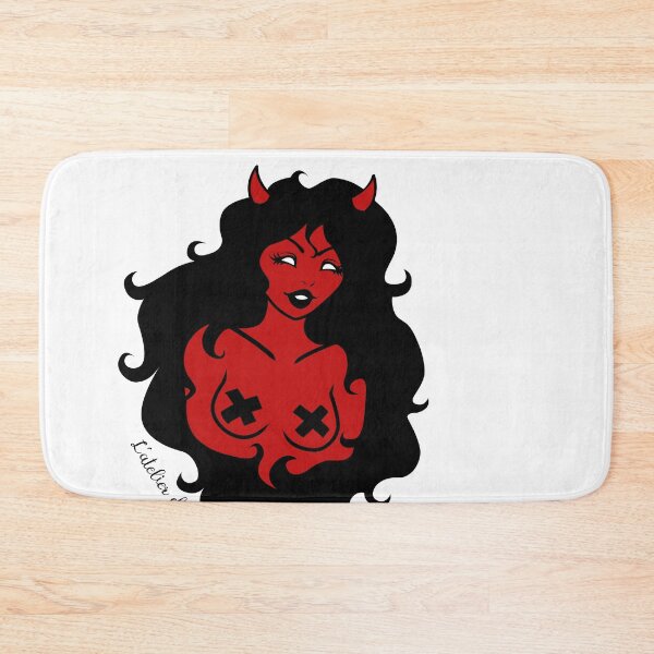 Item preview, She's the Devil ! - White background designed and sold by L'Atelier de Milu.