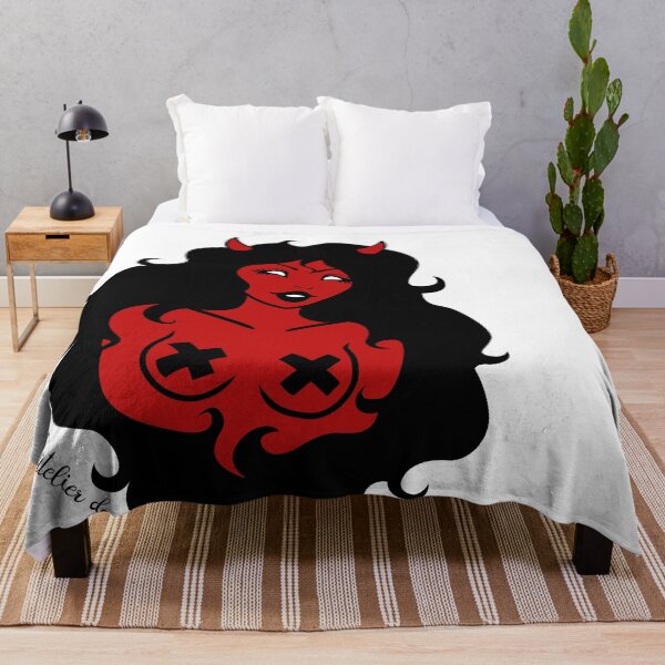 Item preview, She's the Devil ! - White background designed and sold by L'Atelier de Milu.