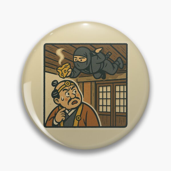 Item preview, チーズ忍者、匂いバレ / Cheese Ninja: Scent of Betrayal designed and sold by Yos-Design-Stoa.