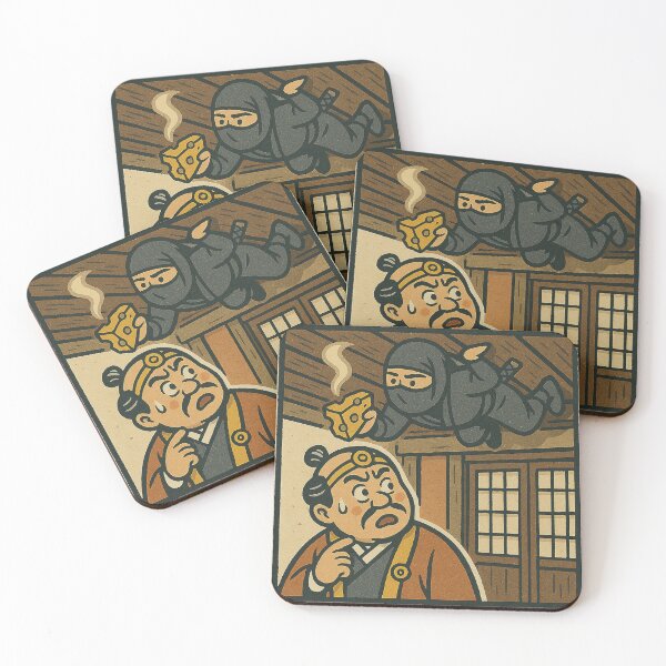 Item preview, チーズ忍者、匂いバレ / Cheese Ninja: Scent of Betrayal designed and sold by Yos-Design-Stoa.