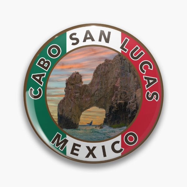 Item preview, Cabo San Lucas Round Emblem designed and sold by travelwitheric.