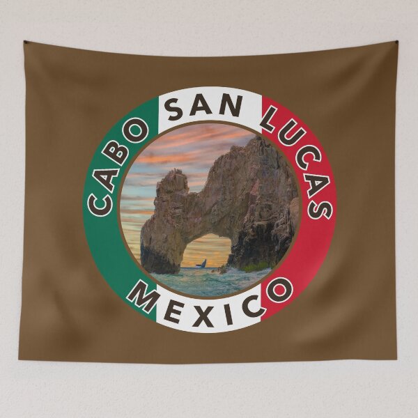 Item preview, Cabo San Lucas Round Emblem designed and sold by travelwitheric.