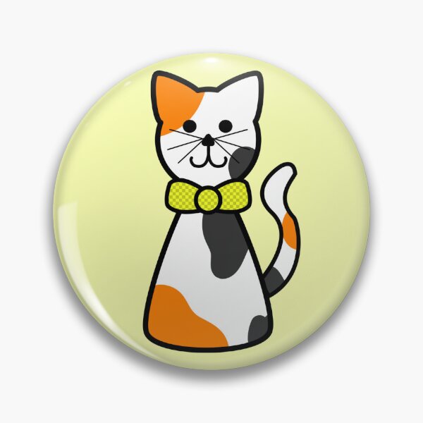 Item preview, Calico Cat With Yellow Bow Tie designed and sold by Laura-Rosa.