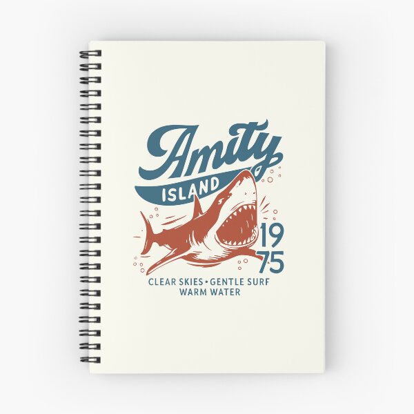 Item preview, Amity Island 1975 Shark Attack T-Shirt Retro Jaws-Inspired Beach Horror designed and sold by w1ckerman.