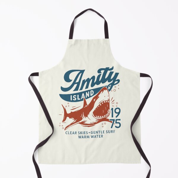 Item preview, Amity Island 1975 Shark Attack T-Shirt Retro Jaws-Inspired Beach Horror designed and sold by w1ckerman.
