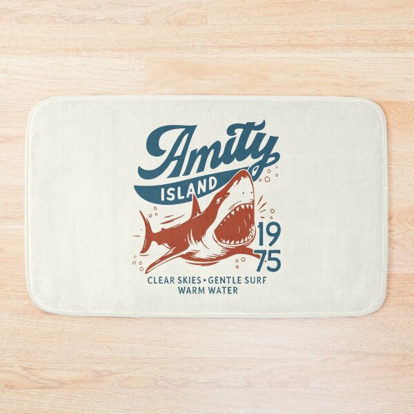 Item preview, Amity Island 1975 Shark Attack T-Shirt Retro Jaws-Inspired Beach Horror designed and sold by w1ckerman.