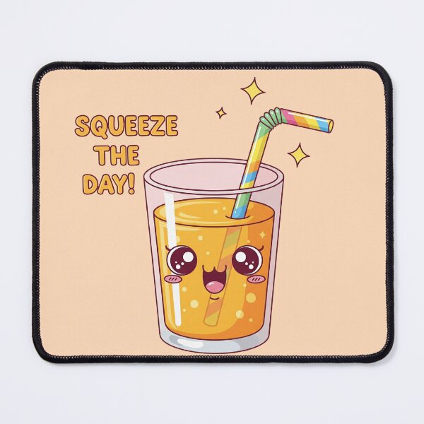 Item preview, Kawaii Energetic Orange Juice - Squeeze the Day! designed and sold by EsenciaZen.