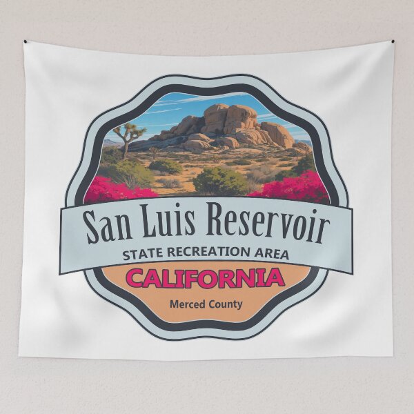 Item preview, San Luis Reservoir State Recreation Area, Merced County, California designed and sold by Wanderful-roads.