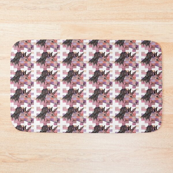 Item preview, Pink unicorn with dreadlocks designed and sold by Liorliv.