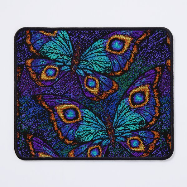 Item preview, Peacock Butterfly mosaic pattern. designed and sold by iclipart.