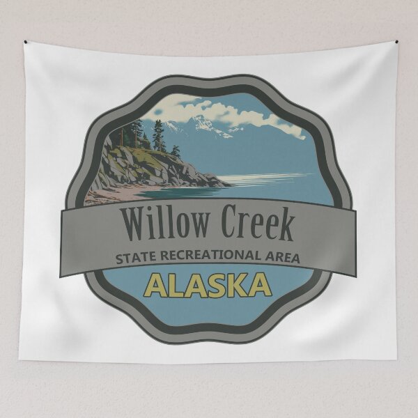 Item preview, Willow Creek State Recreation Area, Alaska designed and sold by Wanderful-roads.