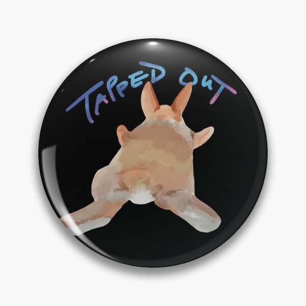 Item preview, Tapped Out Bunny Exhausted watercolor rabbit  designed and sold by tayaan.