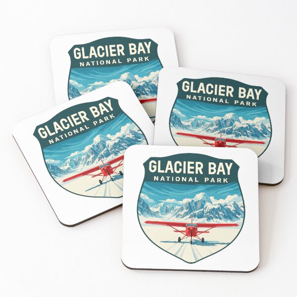 Item preview, Glacier Bay National Park Retro Alaska Sticker designed and sold by Ismeal Von.