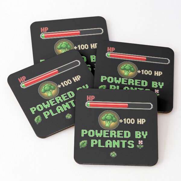 Item preview, Powered by Plants - Vegan Gamer Health Potion designed and sold by Joyful-Park.