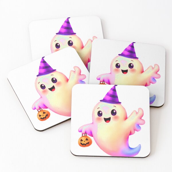 Item preview, Happy little Halloween Ghost designed and sold by Sublime Studio graphics.