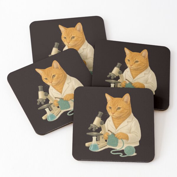 Item preview, Lab Assistant Cat in Action designed and sold by Tadeusz1.
