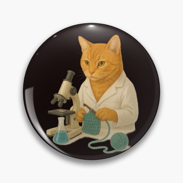 Item preview, Lab Assistant Cat in Action designed and sold by Tadeusz1.