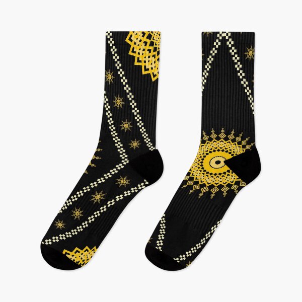 Item preview, Golden Marigold Ethnic Diamond Seamless Pattern designed and sold by Khwanchai.