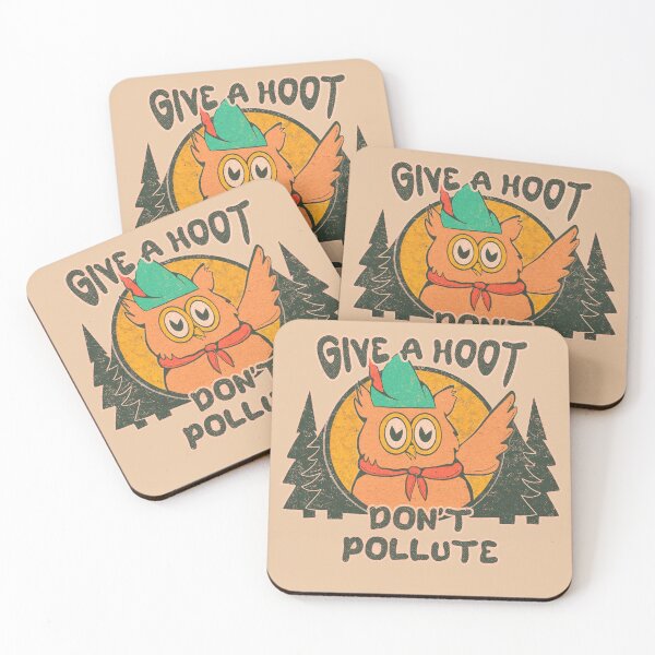 Item preview, give a hoot don’t pollute - faded vintage woodsy designed and sold by crestfallenmermaid.