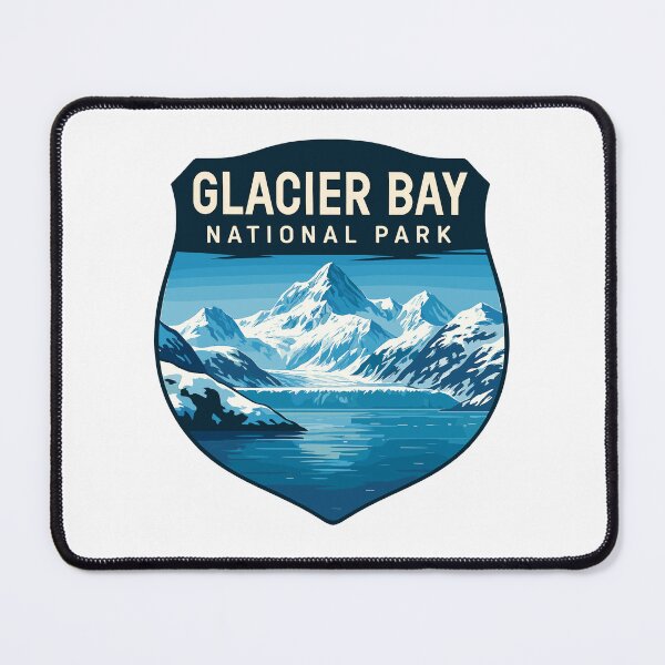 Item preview, Glacier Bay National Park Retro Alaska Sticker designed and sold by Ismeal Von.