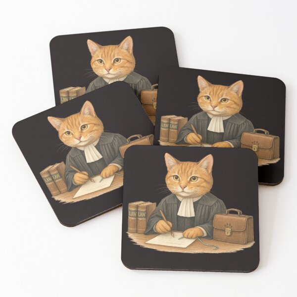 Item preview, Ginger Cat Lawyer at Work designed and sold by Tadeusz1.