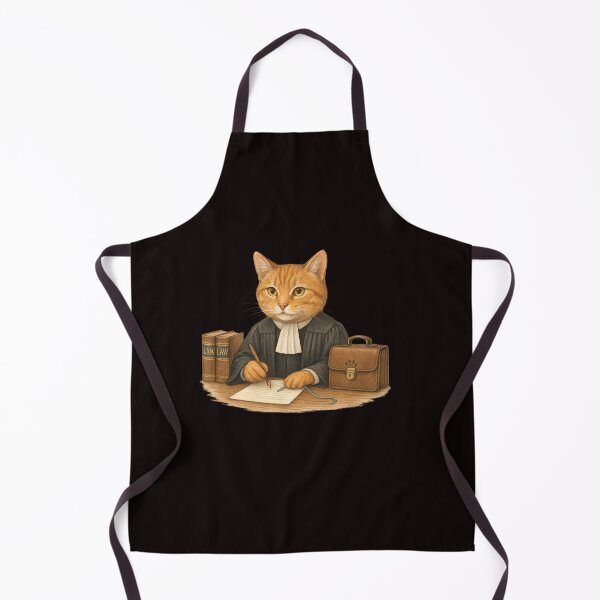 Item preview, Ginger Cat Lawyer at Work designed and sold by Tadeusz1.