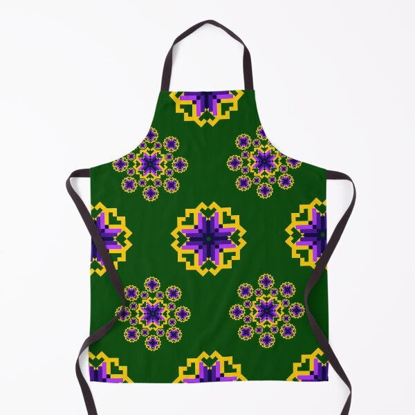 Item preview, Emerald & Violet Pixel Bloom Ethnic Seamless Pattern designed and sold by Khwanchai.
