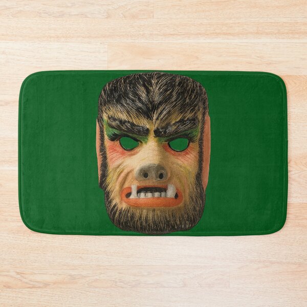 Artikelvorschau, Der Wolfsmensch Vintage Halloween Maske entworfen und verkauft von MidnightMovieRB.