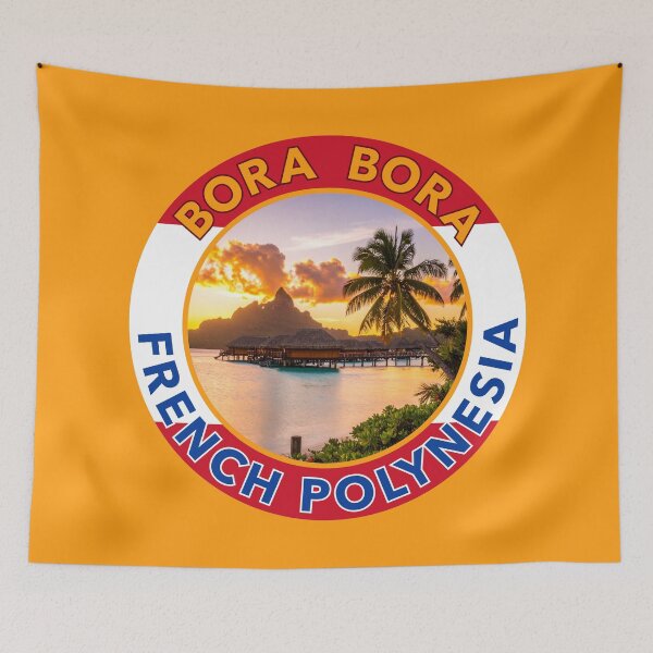 Item preview, Bora Bora Round Emblem designed and sold by travelwitheric.