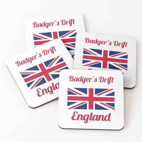 Item preview, Badger’s Drift Midsomer England Union Jack Design - Stylish Prints, designed and sold by Fleetwood1994.