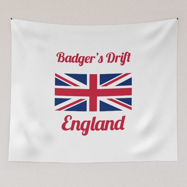 Item preview, Badger’s Drift Midsomer England Union Jack Design - Stylish Prints, designed and sold by Fleetwood1994.