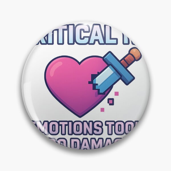 Item preview, Critical Hit – But Make It Feelings designed and sold by Respawned.
