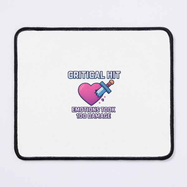 Item preview, Critical Hit – But Make It Feelings designed and sold by Respawned.