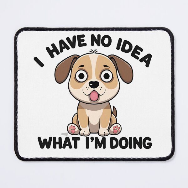 Item preview, Funny Confused Cartoon Dog with Quote designed and sold by Nathaphat514.