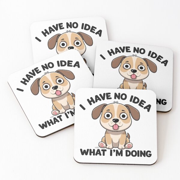 Item preview, Funny Confused Cartoon Dog with Quote designed and sold by Nathaphat514.