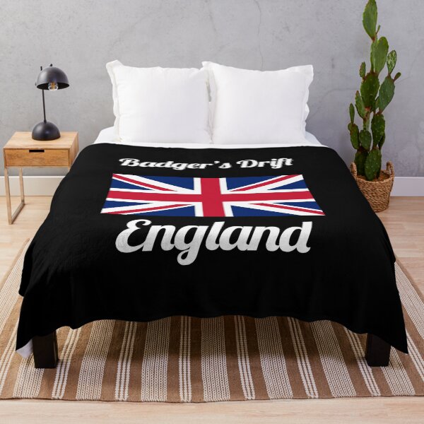 Item preview, Badger’s Drift Midsomer England Union Jack Design - Stylish Prints, designed and sold by Fleetwood1994.