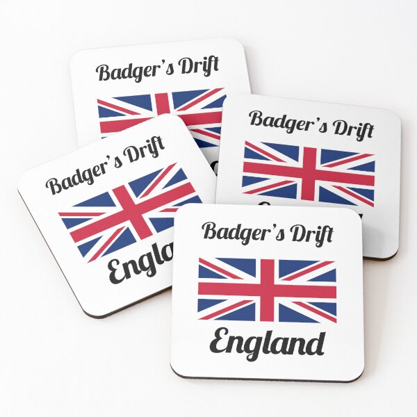 Item preview, Badger’s Drift Midsomer England Union Jack Design - Stylish Prints, designed and sold by Fleetwood1994.