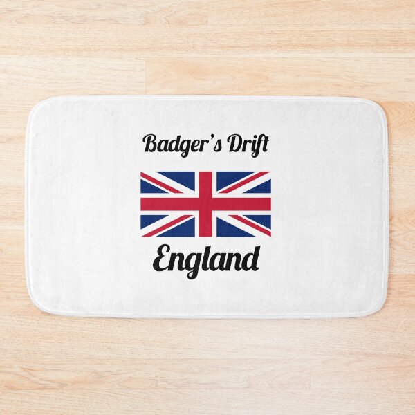 Item preview, Badger’s Drift Midsomer England Union Jack Design - Stylish Prints, designed and sold by Fleetwood1994.