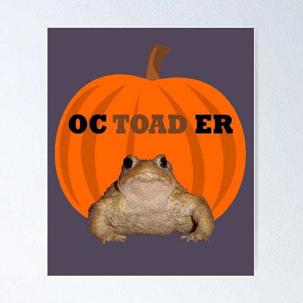 Item preview, Octoader Juego de palabras de Halloween con sapo Diversión navideña designed and sold by taiche.