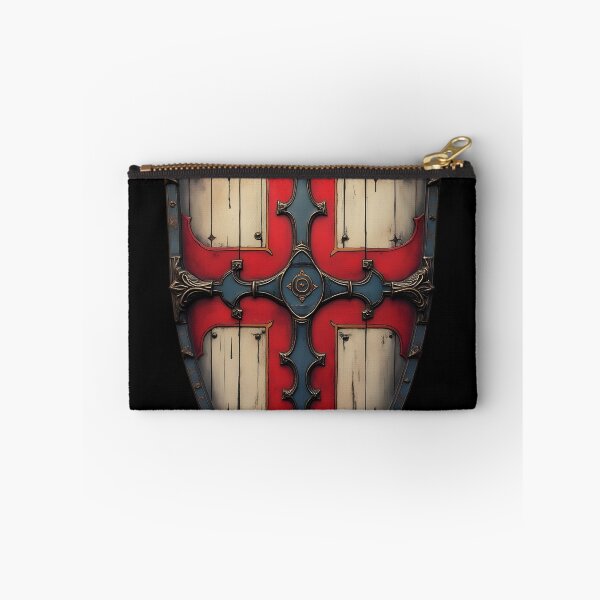 Item preview, Distressed St George's Cross Knight Shield designed and sold by ShadowAndSlate.