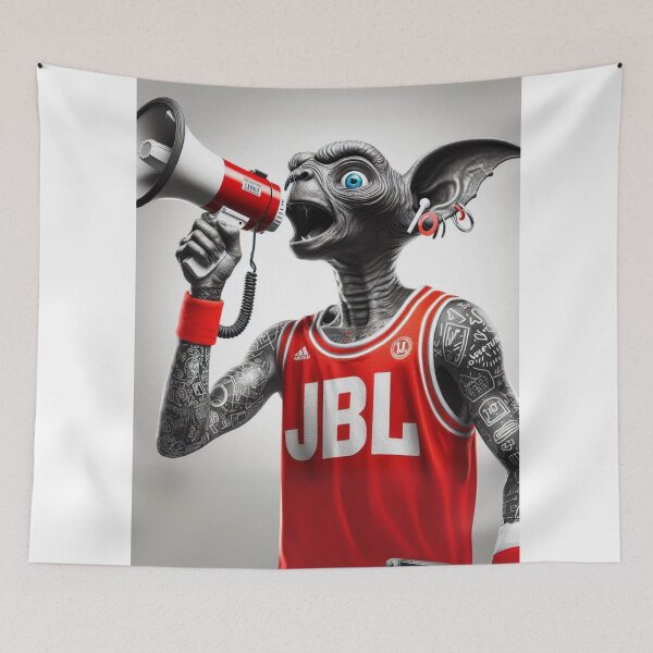 Item preview, "Gremlin' with the Beat: JBLow Me Away!" designed and sold by Print Fiction.