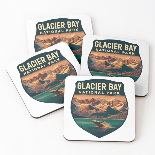 Item preview, Glacier Bay National Park Retro Alaska Sticker designed and sold by Ismeal Von.