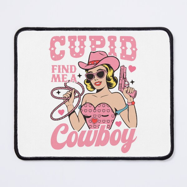Item preview, Retro Cowgirl Cupid Valentines Texture designed and sold by Jcat7.