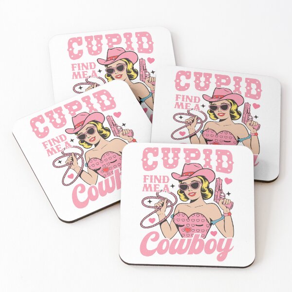 Item preview, Retro Cowgirl Cupid Valentines Texture designed and sold by Jcat7.