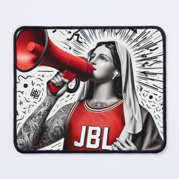 Item preview, "Hail Mary, Full of Bass!" designed and sold by Print Fiction.